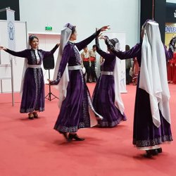 Türk Dünyası Halk Dansları Topluluğu TÜYAP Eskişehir Kitap Fuarındaydı